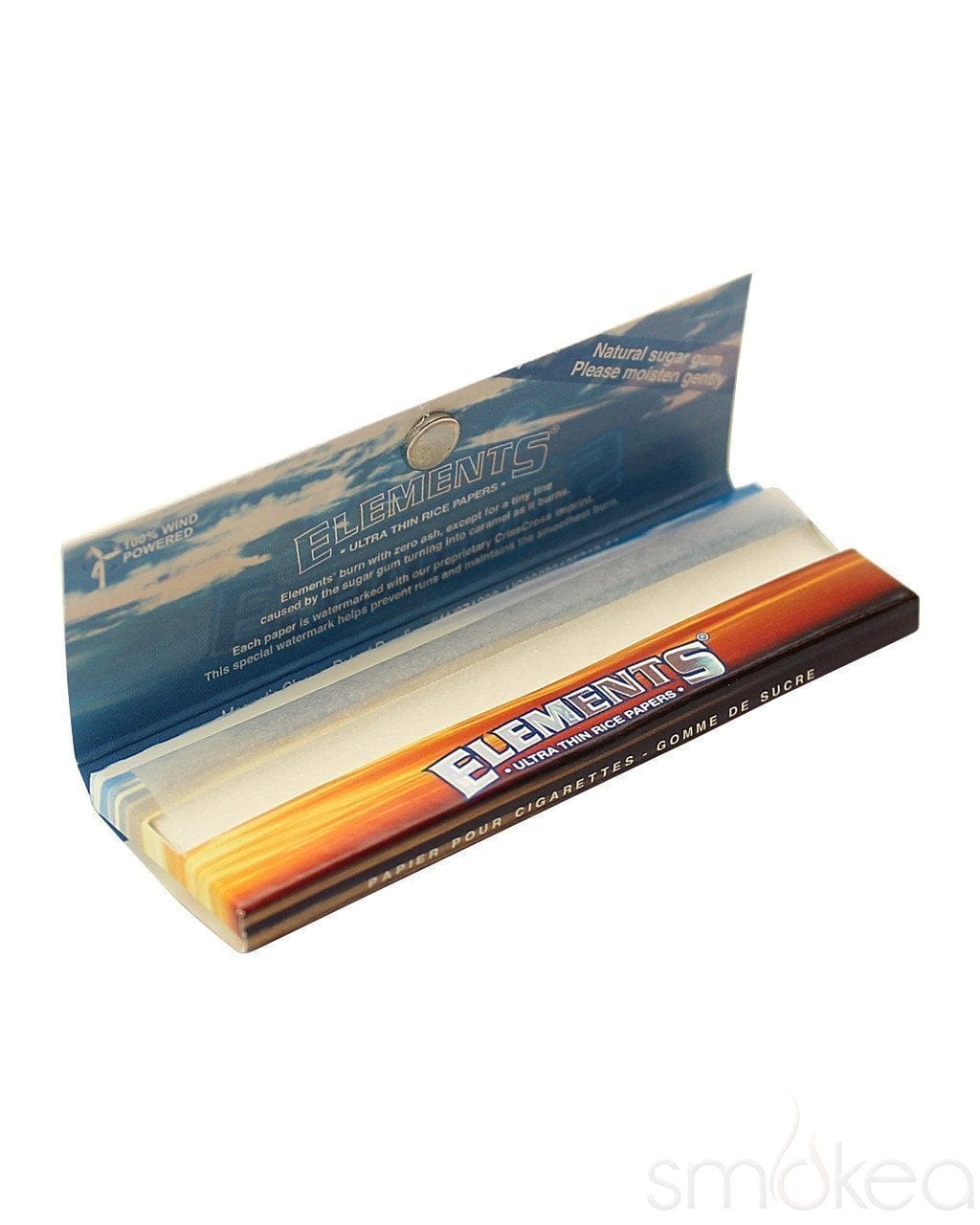 Photograph of product: Elements - Rolling Papers - Classic Rice 1 1/4