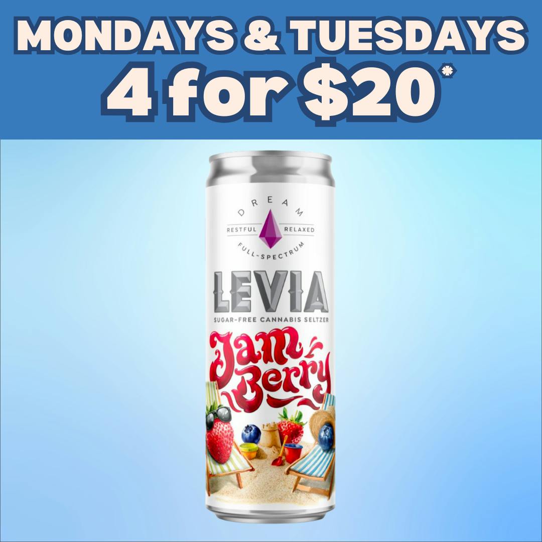 Photograph of product: Levia Dream Jam Berry Seltzer - 12oz can