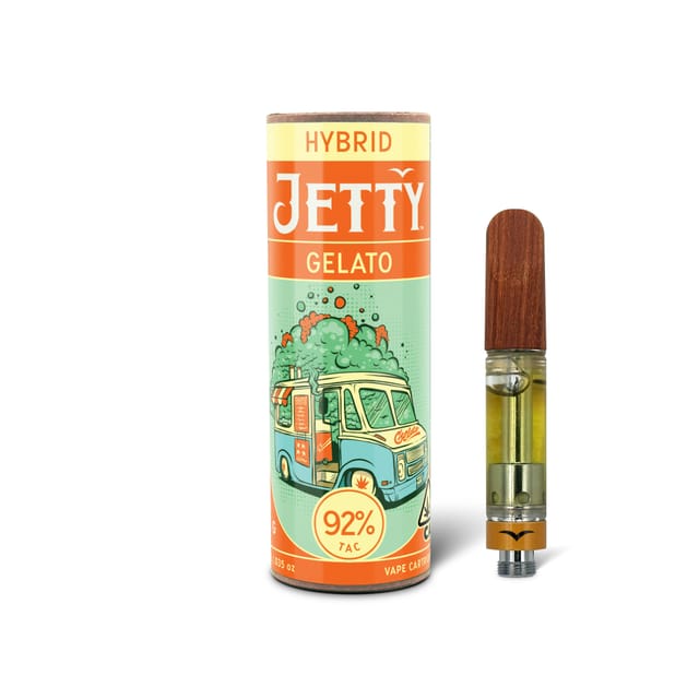 Photograph of product: Jetty: Gelato | High THC Cartridge - 1g - 