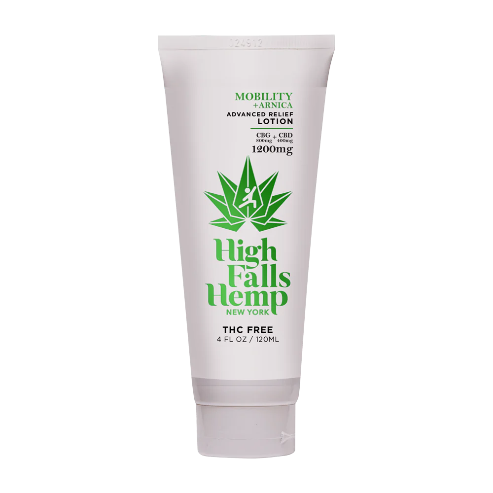 Photograph of Product: High Falls Hemp | CBD 1200mg | Full Spectrum Mobility Lotion