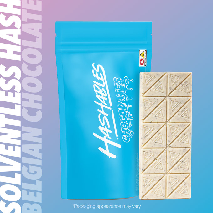 Photograph of product: au chocolatables | Cookies n Cream au chocolat Infused Chocolate Bar | Edible | 100mg