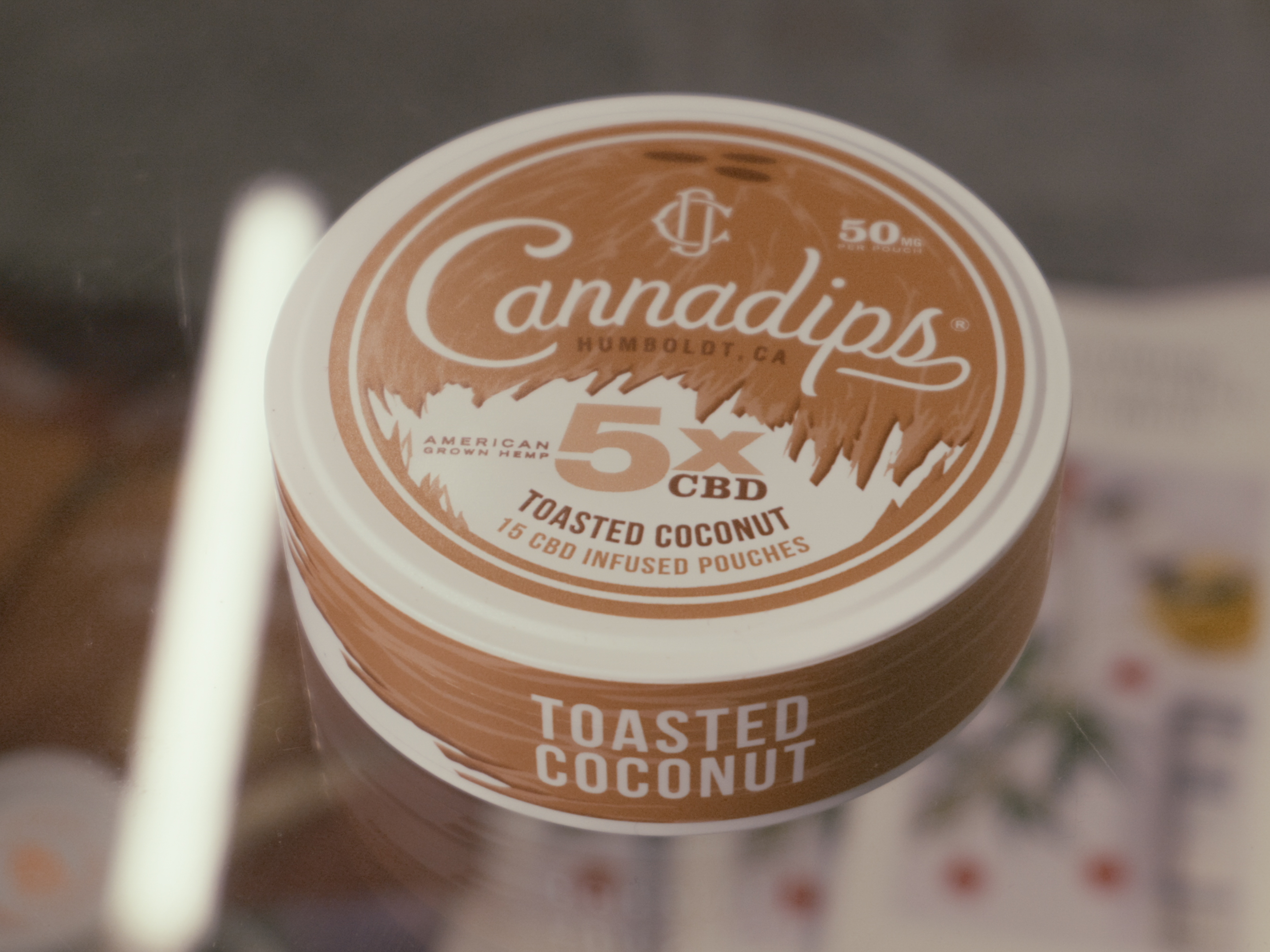 Photograph of product: CANNADIPS - 5x CBD - TOASTED COCONUT