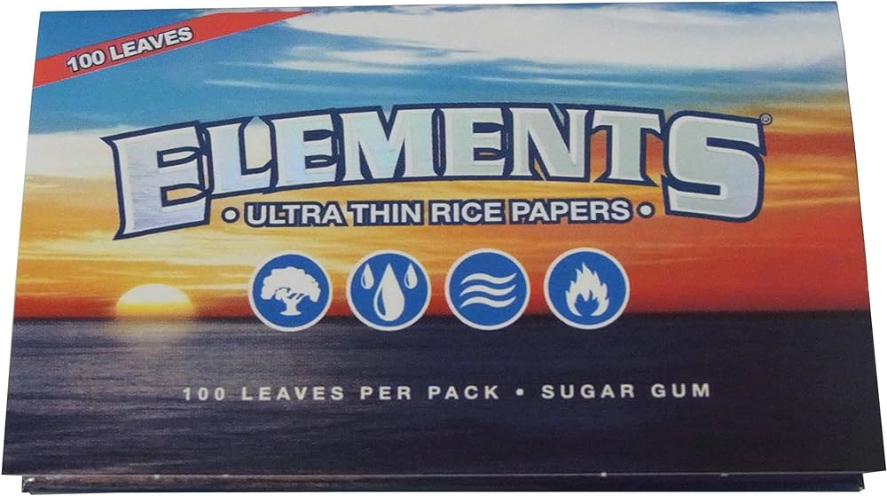 Photograph of product: Elements Ultra Thin Single wide Double Pack