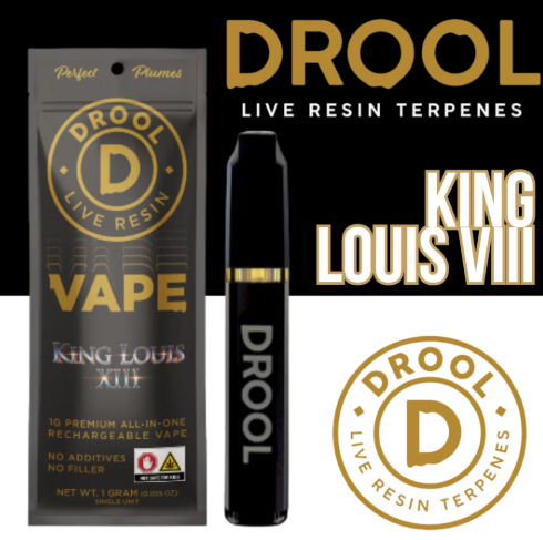 Photograph of product: Drool | Disposable Vape | King Louis XIII