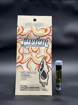 Photograph of product: Pina Colada 510 Thread Fusion Cartridge | True North Collective | 1g