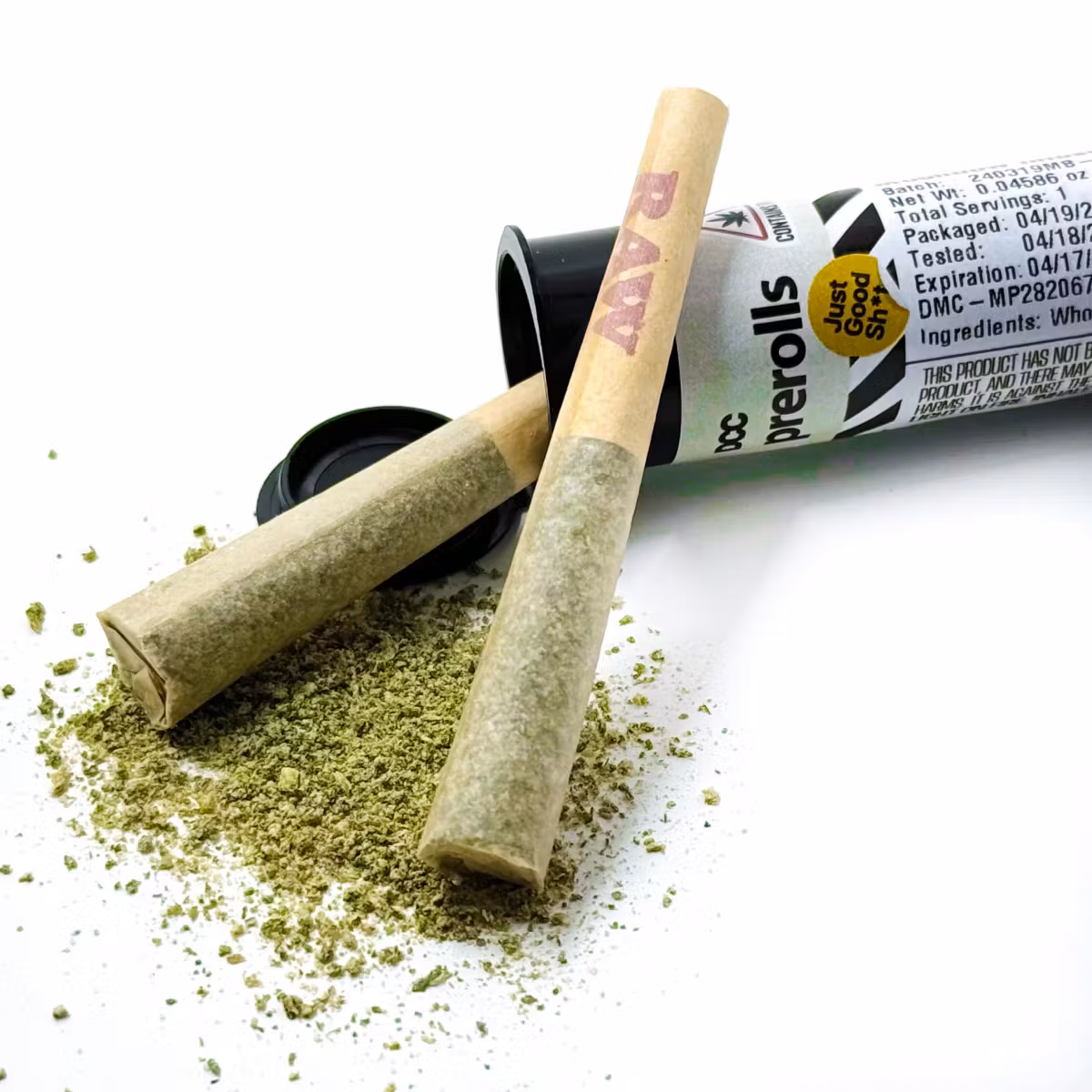 Photograph of product: Diamond Infused Preroll 2pk - 24k Gold Punch