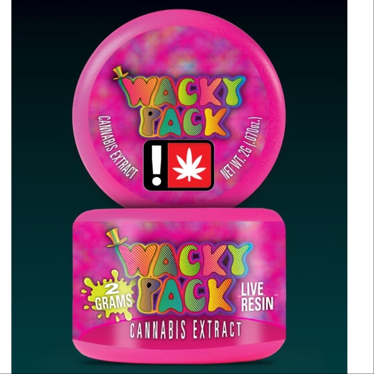 Photograph of product: WACKY PACK > Live Resin Extracts 2g > Gelato Head