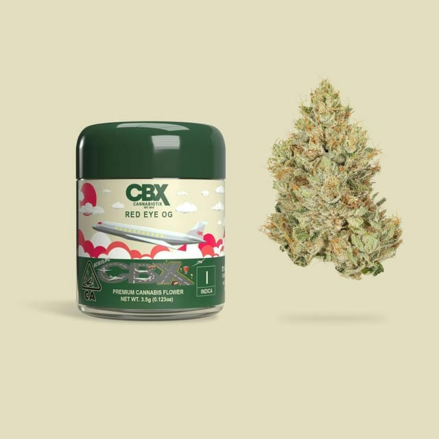 Photograph of product: Red Eye OG | 3.5g Flower