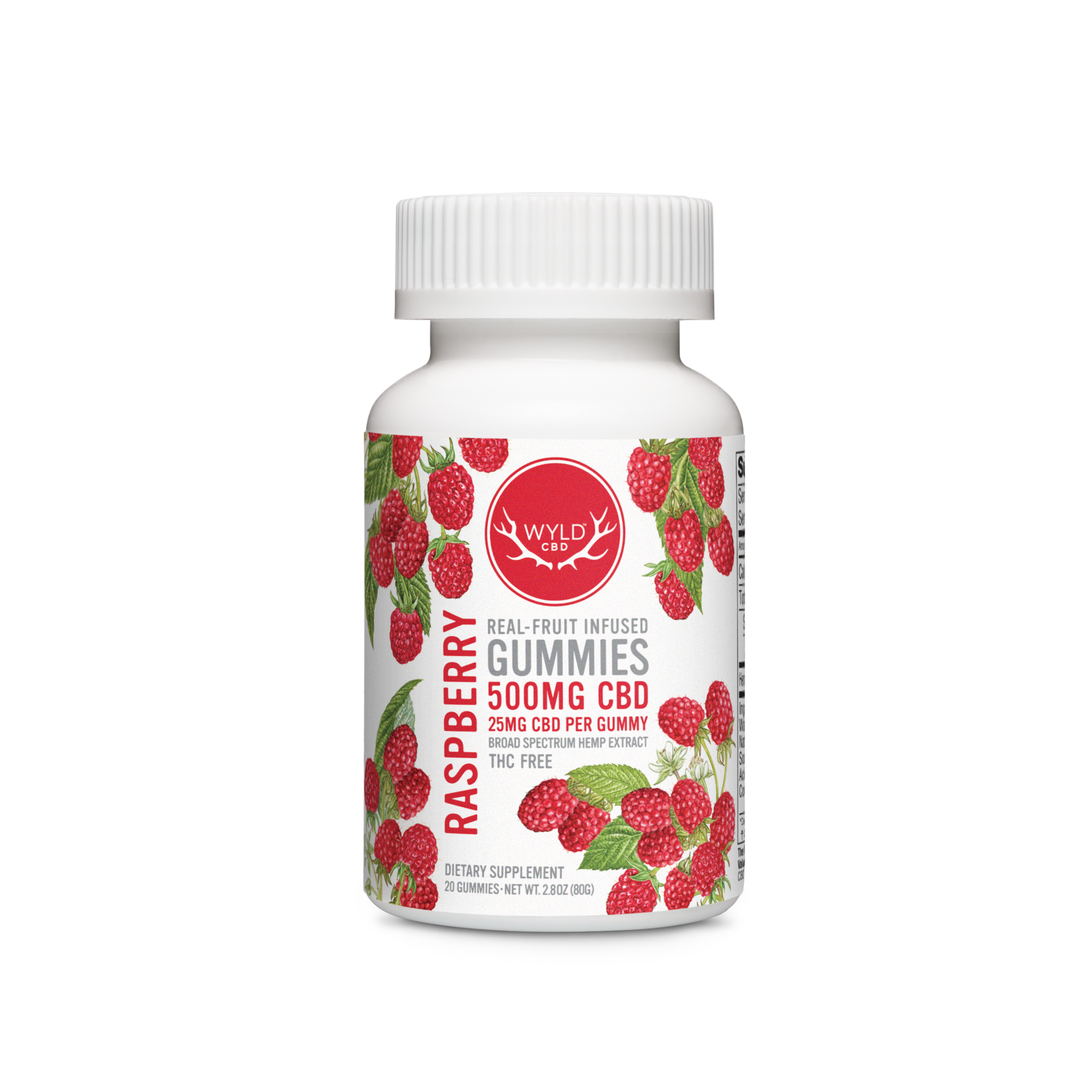 Photograph of product: Wyld Hemp Raspberry CBD Gummies