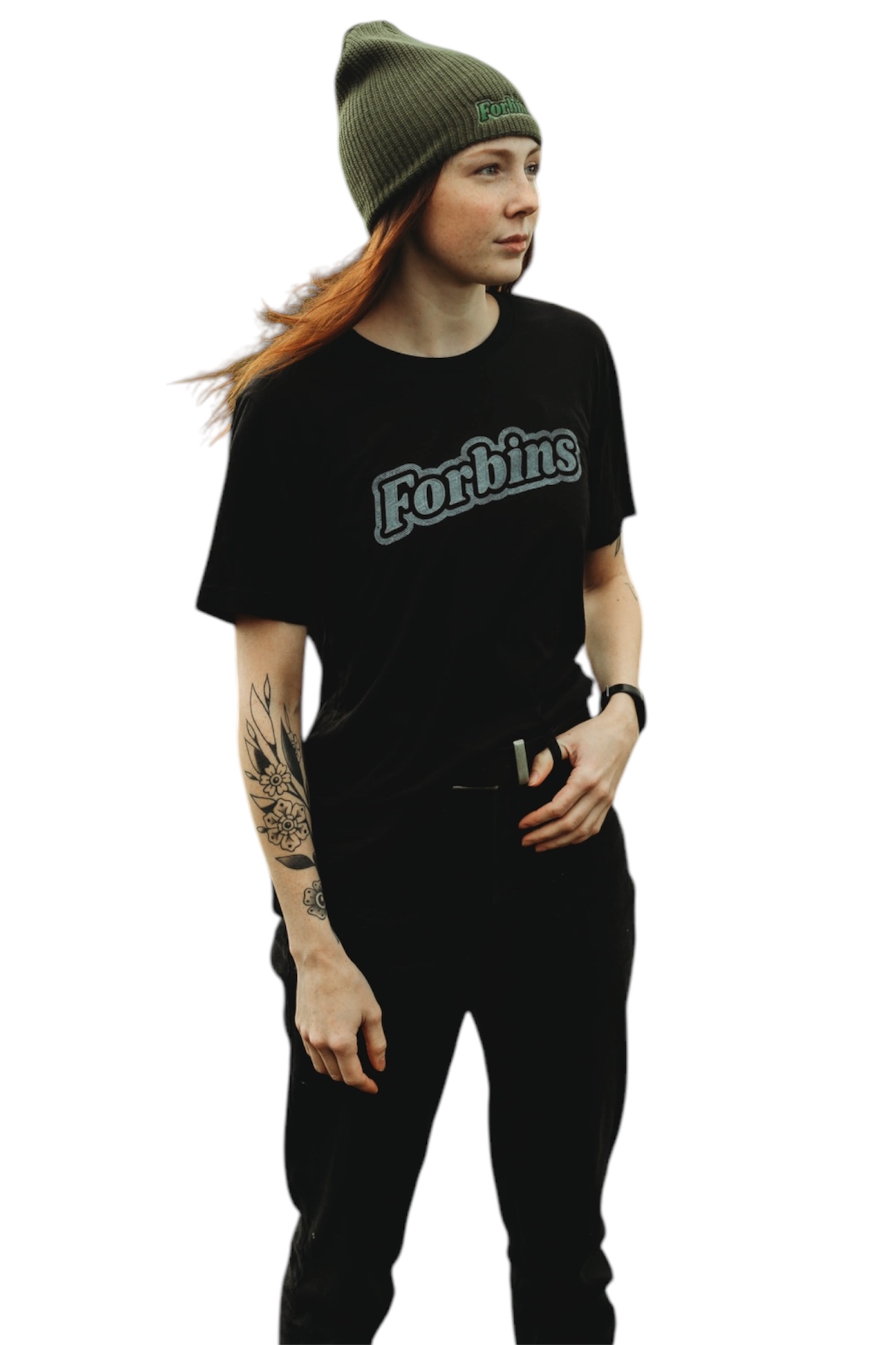 Photograph of product: Forbins Black Tshirt-Small