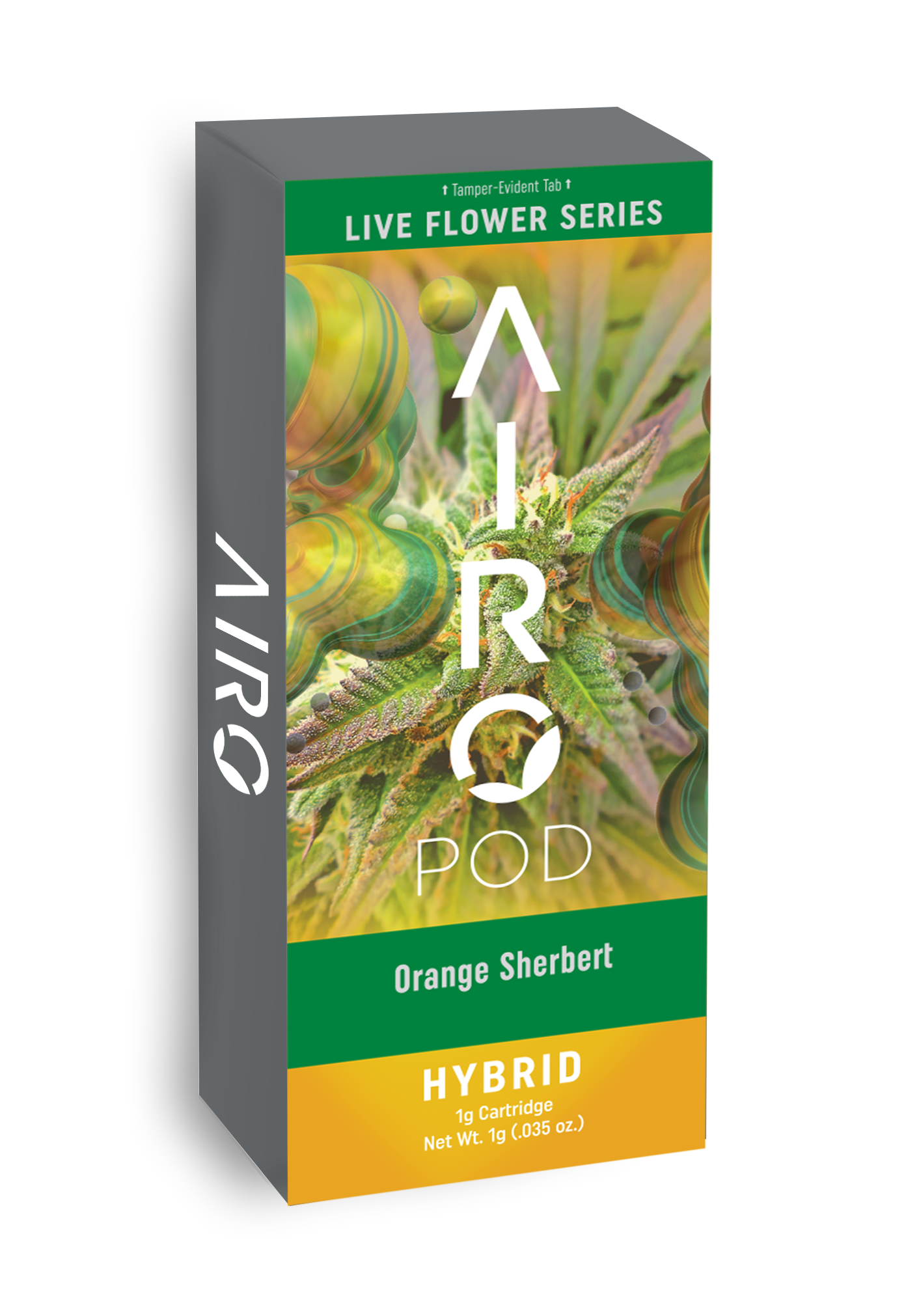 Photograph of product: AIRO - POD DISTILLATE - 1G - ORANGE SHERBERT - HYBRID