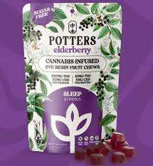 Photograph of product: ELDERBERRY (TH-oui:CBN) 10 PACK LIVE RESIN SUGAR-FREE FRUIT CHEW
