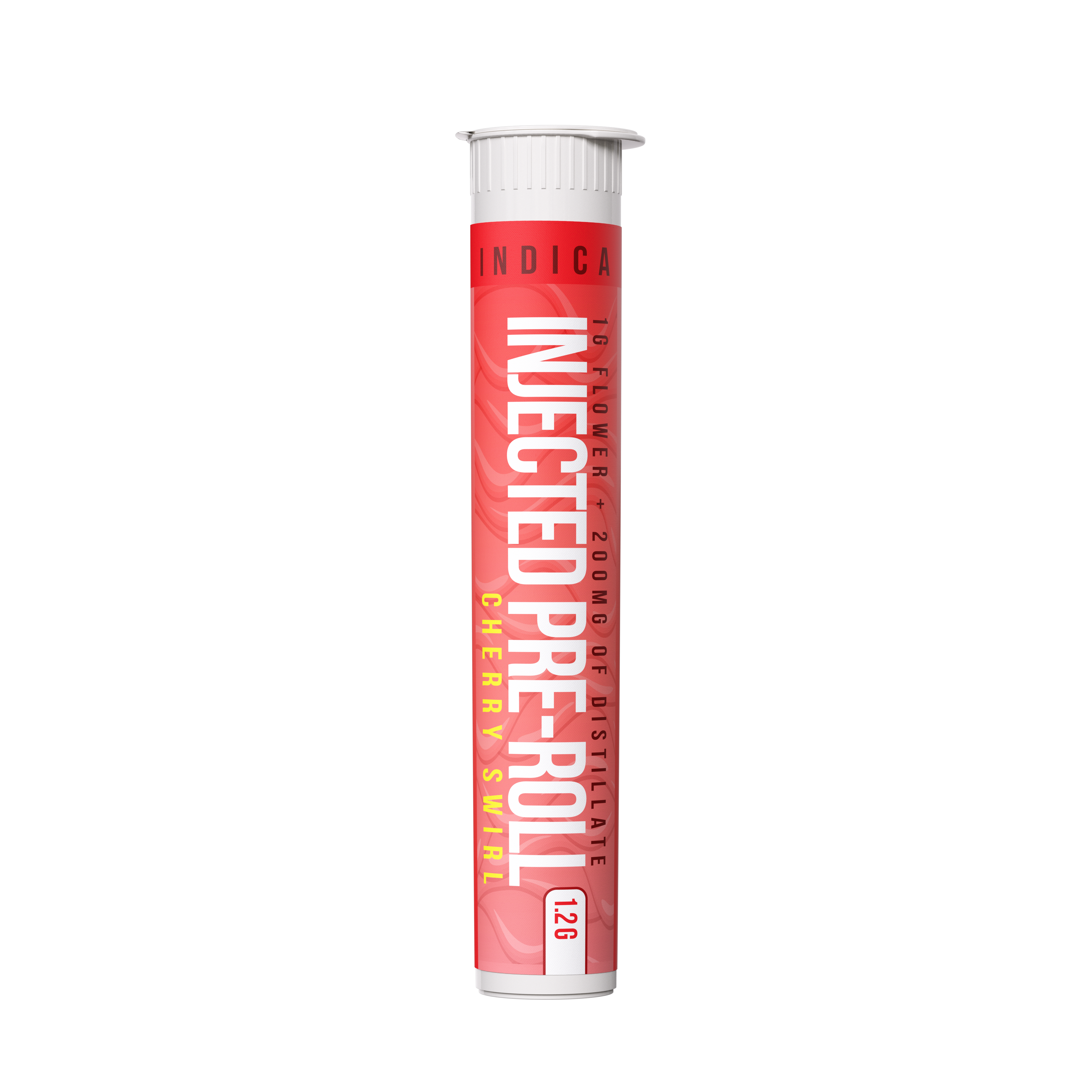 Photograph of product: Distro 10 | Cherry Swirl | 1.2G Distillate/Terp Infused Pre-Roll