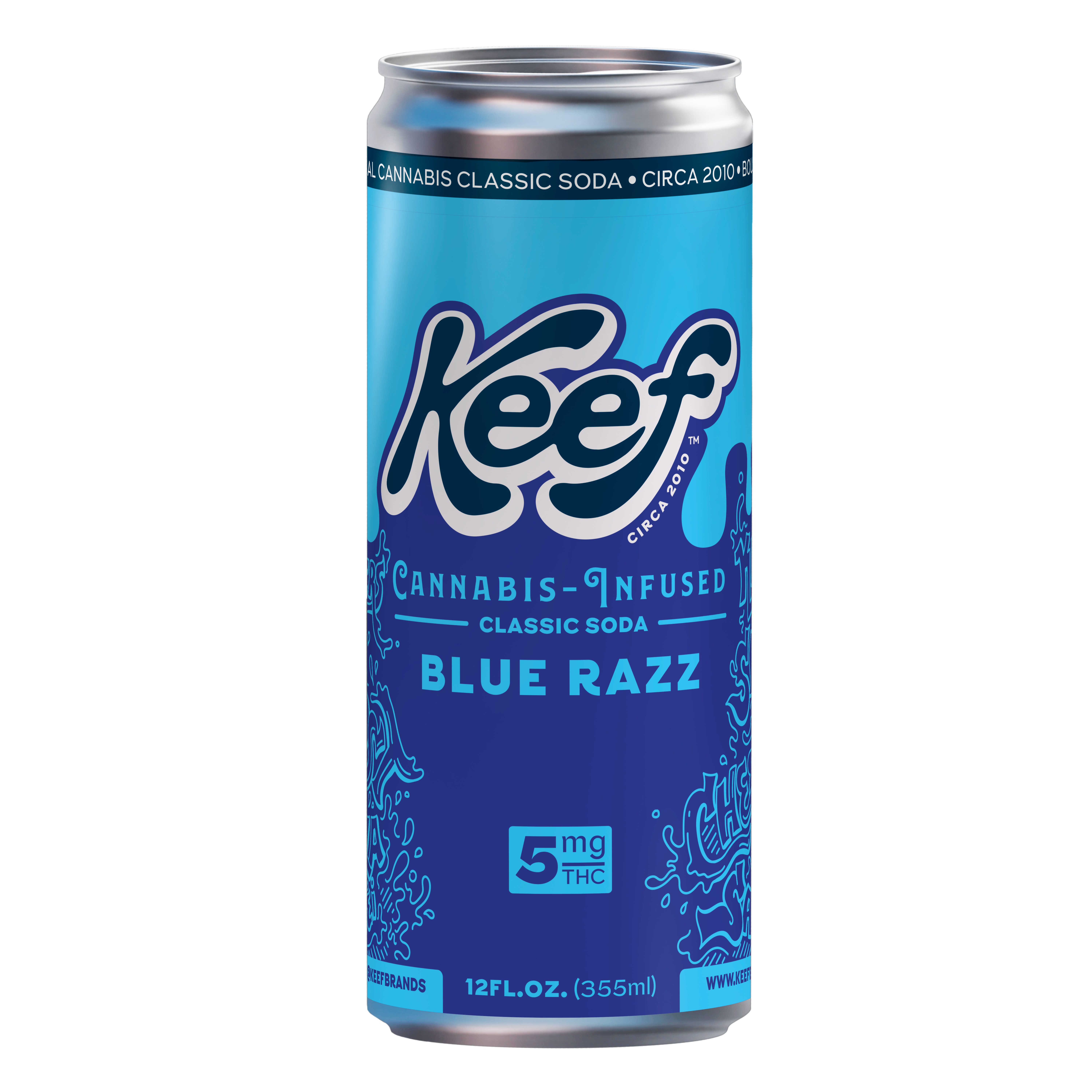 Photograph of product: Keef Classic Soda Blue Razz - 5mg