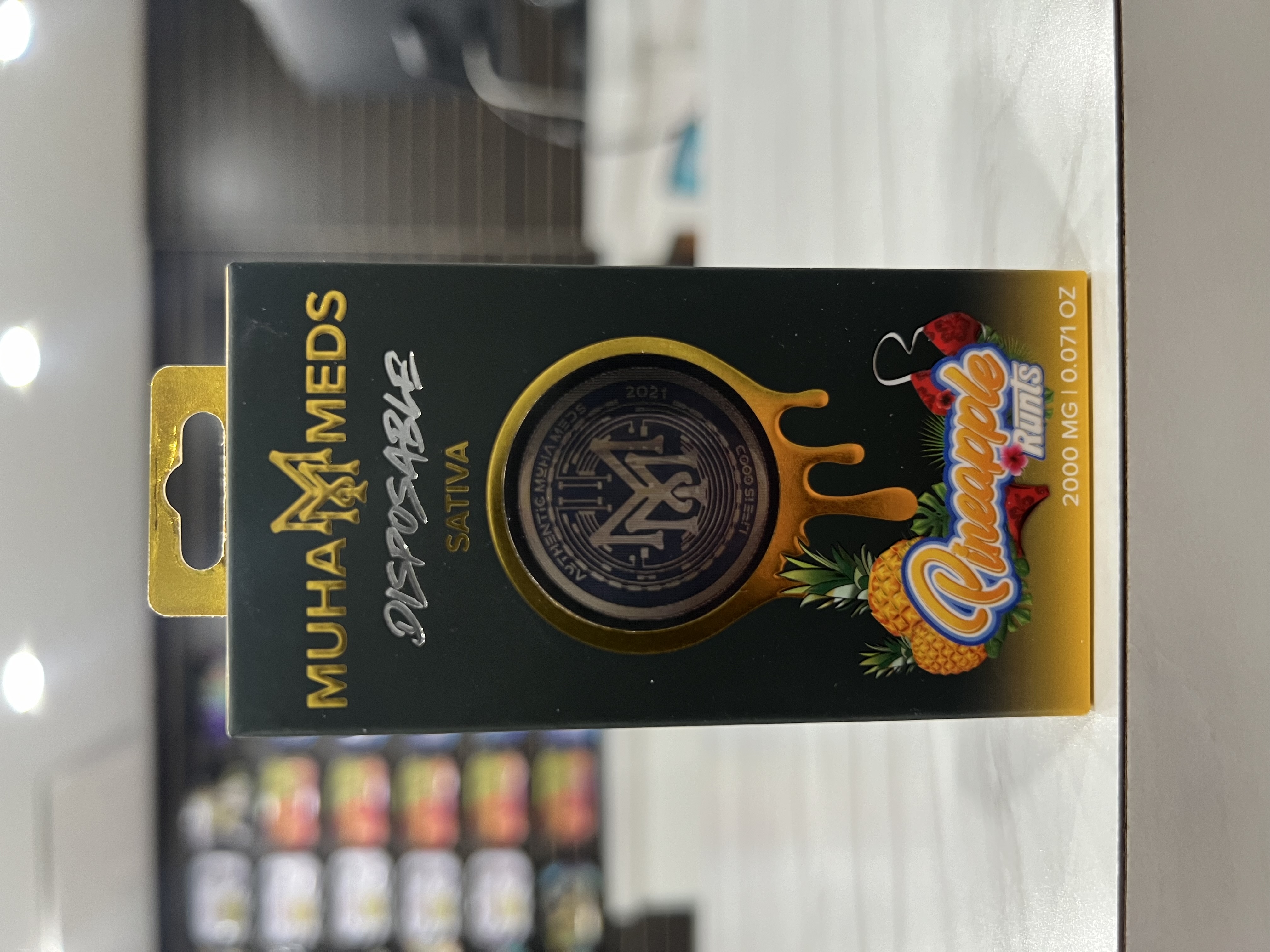 Photograph of product: Muha Meds - Pineapple Runtz - Dsiposable Vape