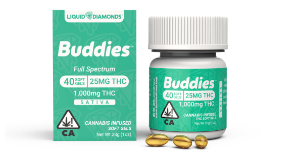 Photograph of product: Oui'd TH-oui Gel Capsules 40pk - 1000mg