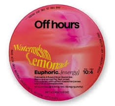 Photograph of product: Off Hours | Euphoric Watermelon Lemonade Gummies | 100 MG