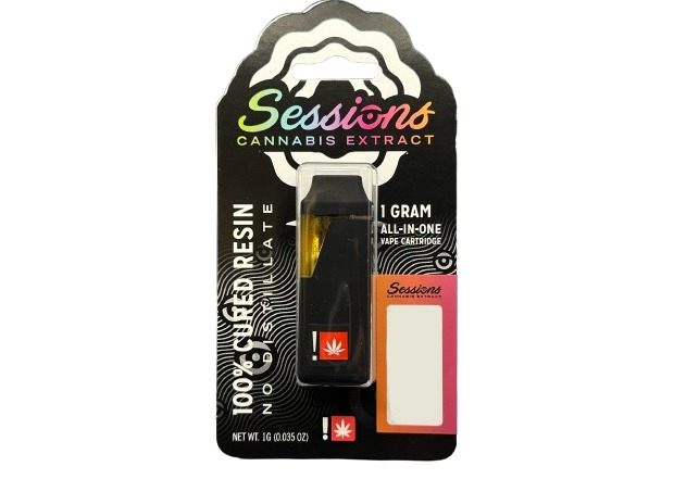 Photograph of product: Cherry Cola Disposable Cured Resin Cartridge (Sessions)