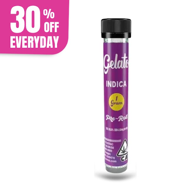 Photograph of product: Gelato | 1g - Papaya - Pre-Roll - Oui'd - 