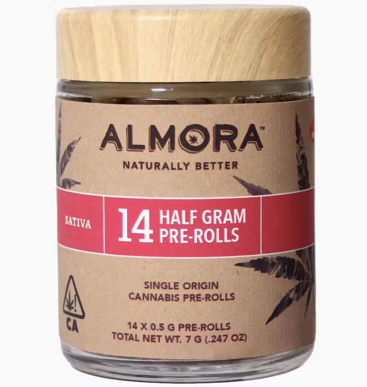 Photograph of product: Jack Herer (S) PREROLLS 14pk - Almora