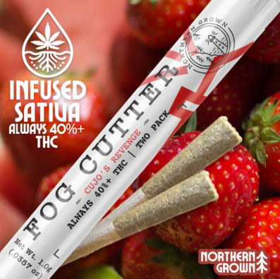 Photograph of product: Cujo's Revenge Infused Pre-Rolls 0.5g | 2pk