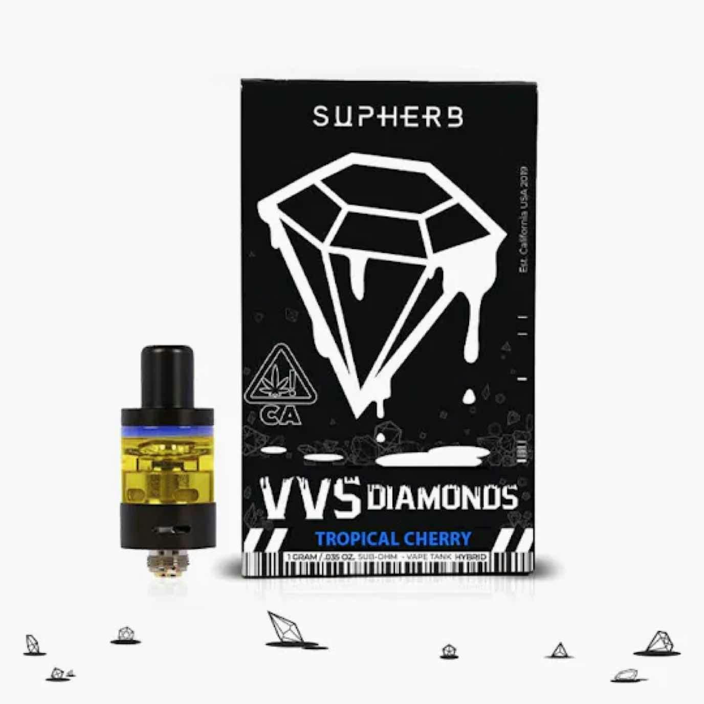 Photograph of product: Supherb - Tropical Cherry VVS Diamonds 1g
