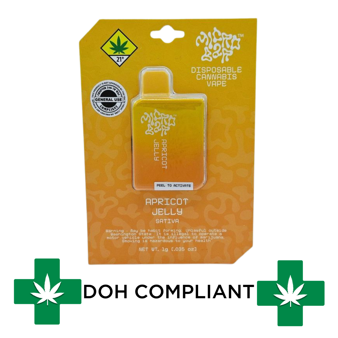 Photograph of product: DOH | Apricot Jelly Disposable Cartridge | 1g