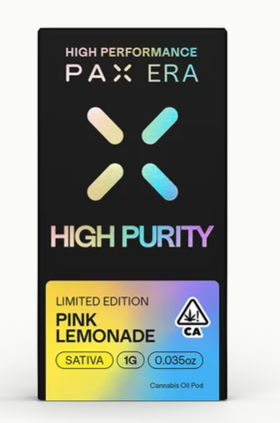 Photograph of product: PINK LEMONADE HIGH PURITY PAX POD 1G