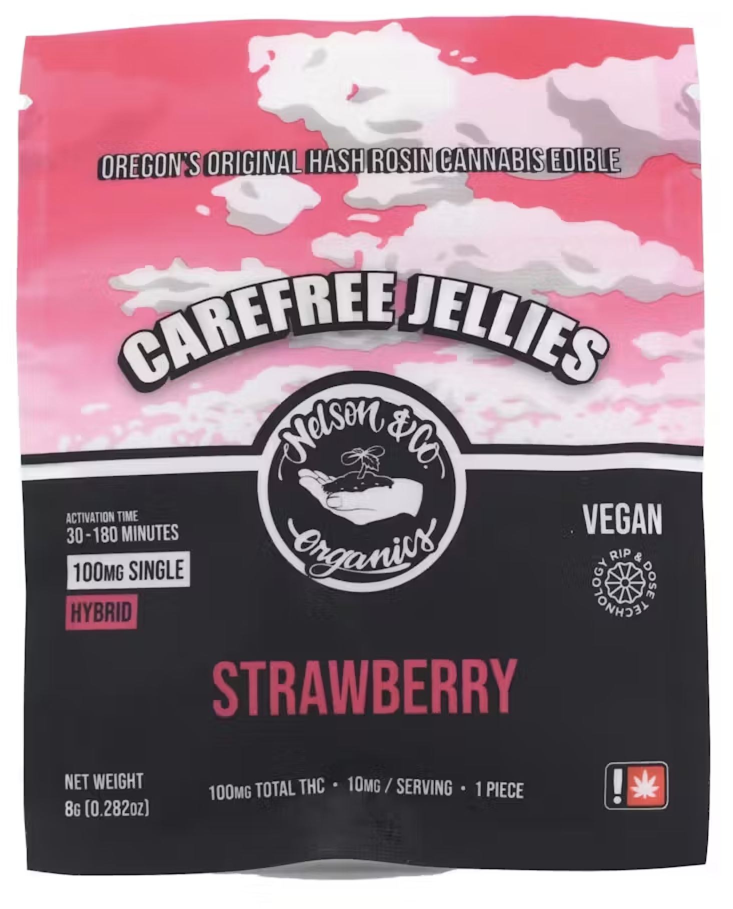 Photograph of product: Nelson & Co. - Strawberry Gummy