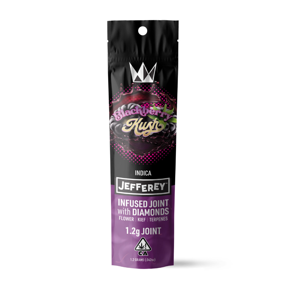 Photograph of product: WCC Jefferey Blackberry Kush infused preroll (I) 1.2g