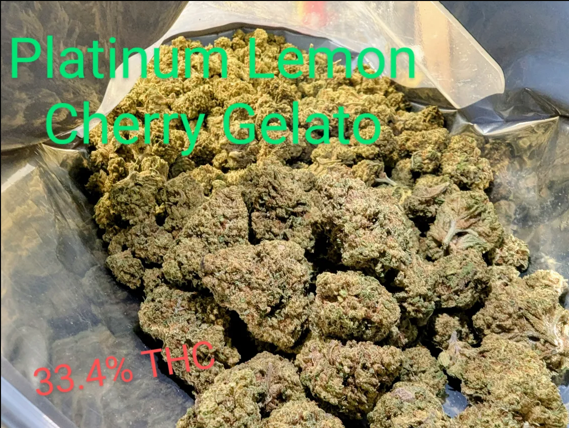 Photograph of product: Platinum Lemon Cherry Gelato - 28g