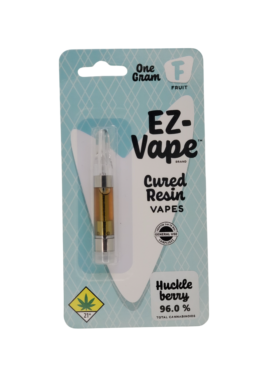 Photograph of product: EZ VAPE Huckleberry Distillate Cart 1g