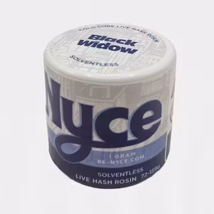 Photograph of product: Nyce | Black Widow | Rosin Jar