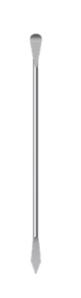 Photograph of product: WHITE RHINO DOUBLE-SIDED STEEL DAB TOOL | 3.75"