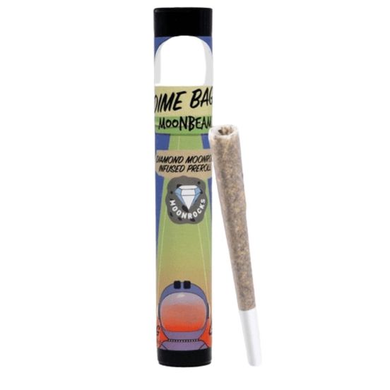 Photograph of product: Dime Bag Moon Beams Pre-roll Apple Fritter 1g - 