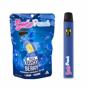 Photograph of product: 1g Kushy Berry (Oui'd) All-in-One TH-oui:90% $30 or 2/$50