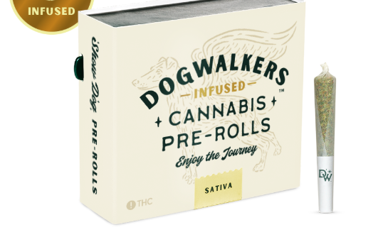 Photograph of product: (84246) 1.35g Night Owl Haze x L'Orange Infused PreRoll 3 Pack