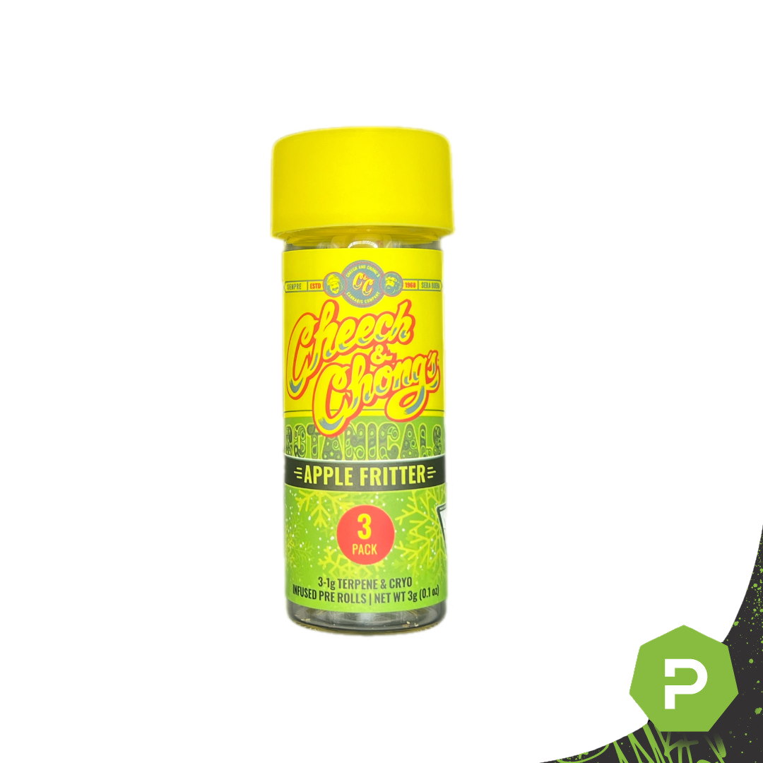 Photograph of product: Cheech n Chong | 3pk Infused Prerolls | Apple Fritter