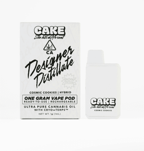 Photograph of product: Cake AIO Vape Cosmic Cookies 1.25g - 
