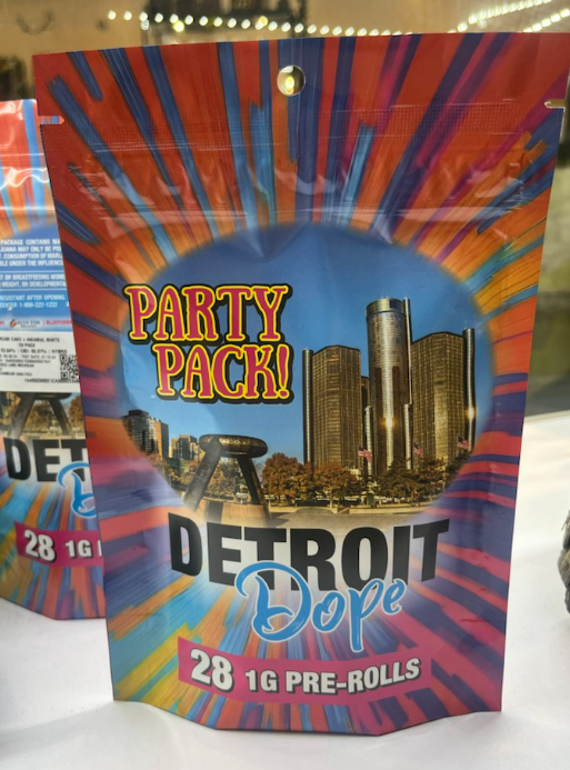 Photograph of product: Detroit Dope | Detroit Runtz | Prepacked Prerolls | 1gx28 | Hybrid