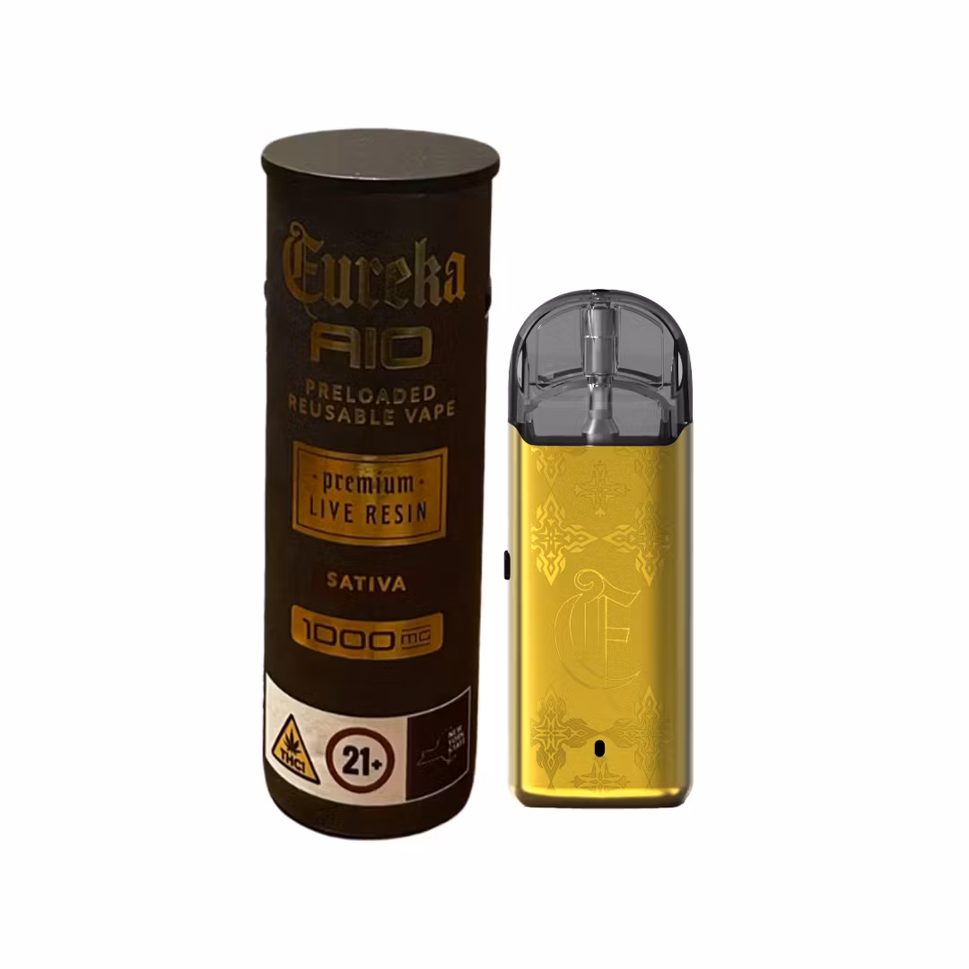 Photograph of product: Eureka / Pod / Live Resin Oui'd Amnesia Haze Starter Kit