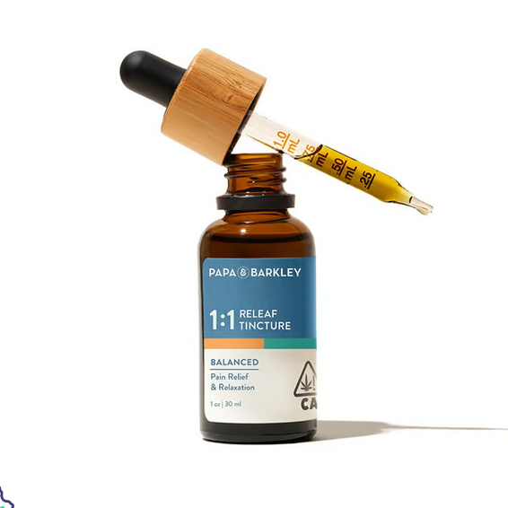 Photograph of product: [PAPA & BARKLEY] CBD:TH-oui TINCTURE - 30ML - 1:1 RELEAF