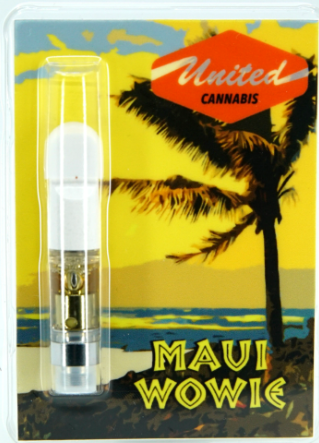 Photograph of product: 1g vape cartridge - United Maui Wowie l Vape Cartridge - United Oui'd