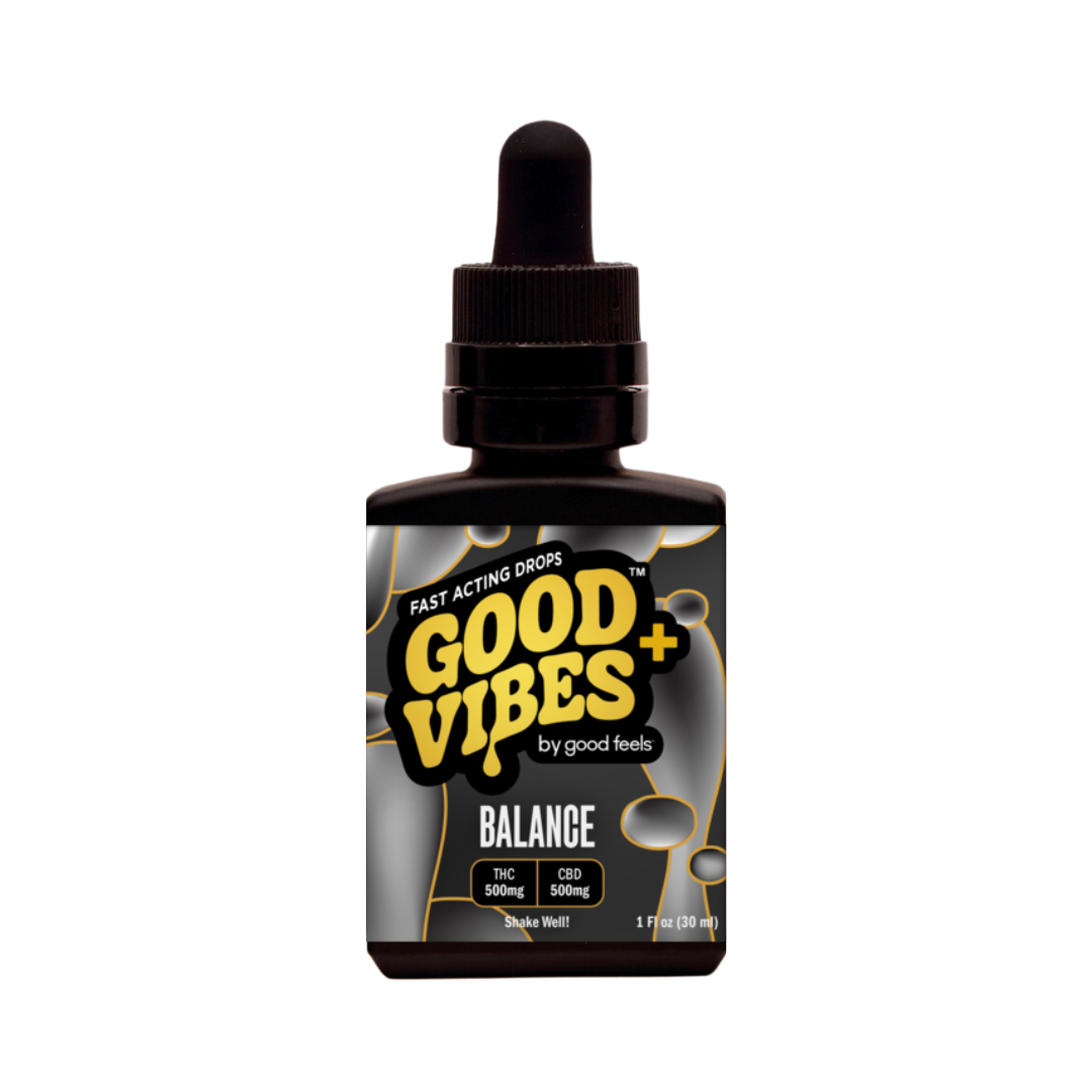 Photograph of product: Tincture | Good Vibes + Balance | TH-oui : CBD | Unflavored | 500MG