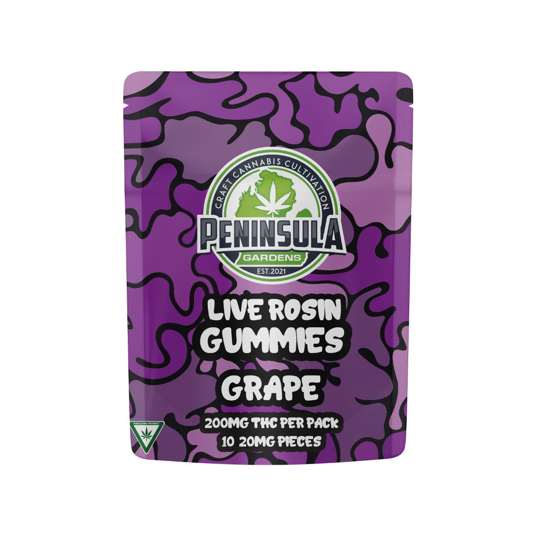 Photograph of Product: Peninsula - 200mg Gummies - Grape