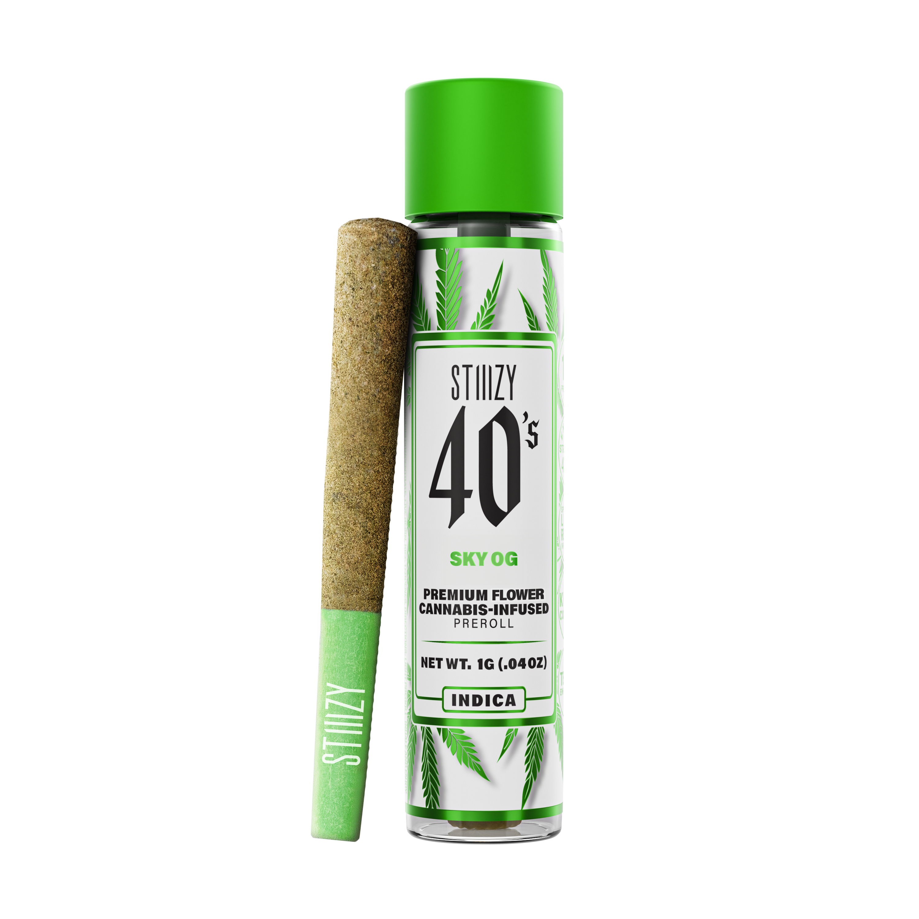 Photograph of product: Stiiizy - Infused Preroll 40's - Sky OG (I) (1.0g)