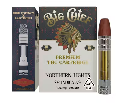 Photograph of product: Big Chief Northern Lights Oui'd Cartridge 1g