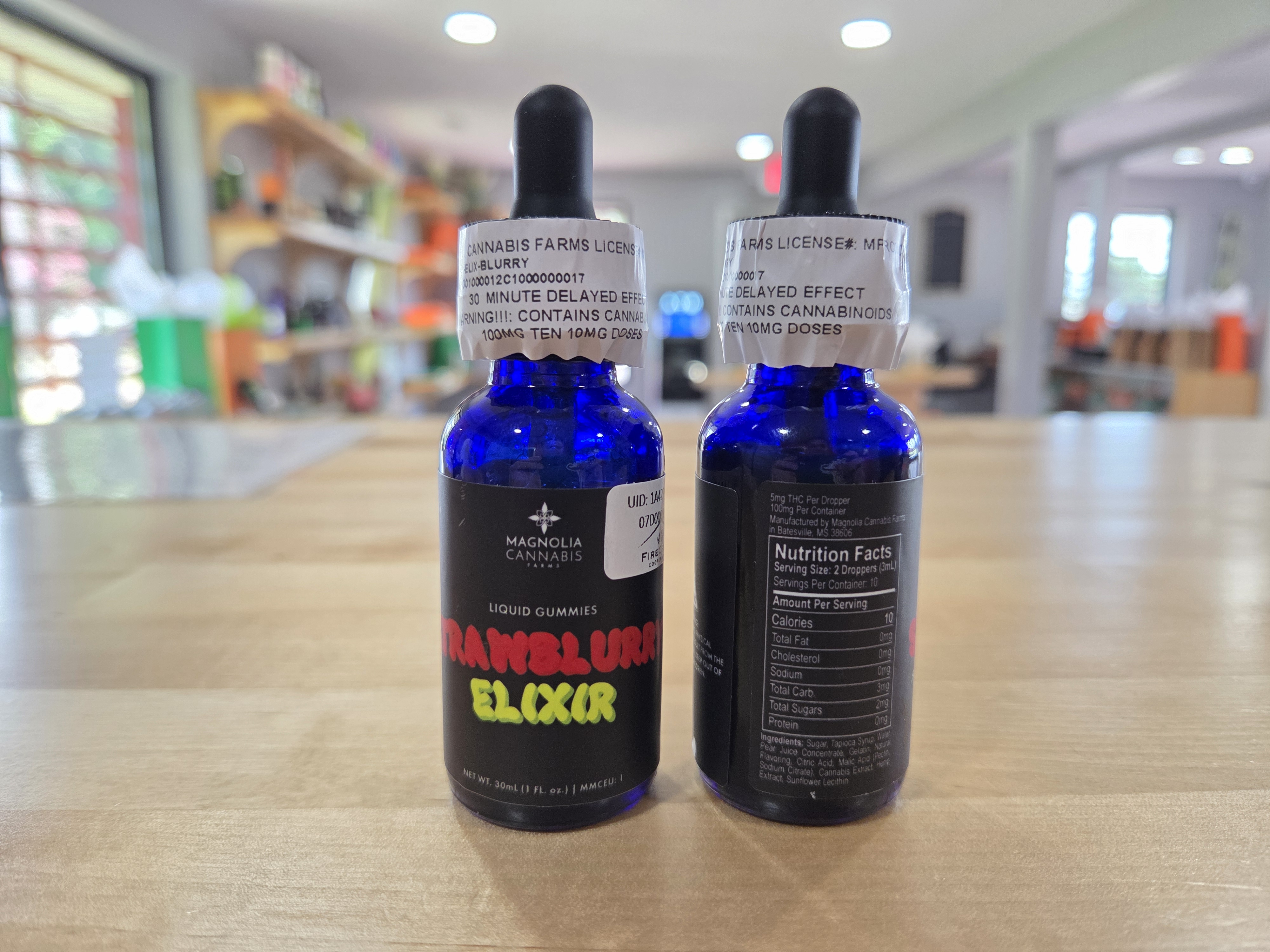 Photograph of product: Magnolia Farmacy Strawberry Elixer 100mg Liquid Gummies
