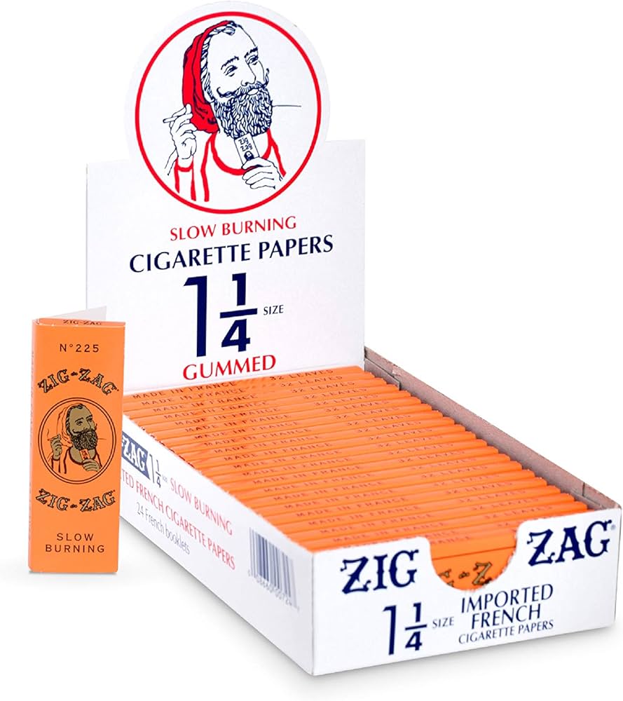 Photograph of product: Papers - Zig Zag - 1 1/4 Gummed Cigarette - 32 Pack