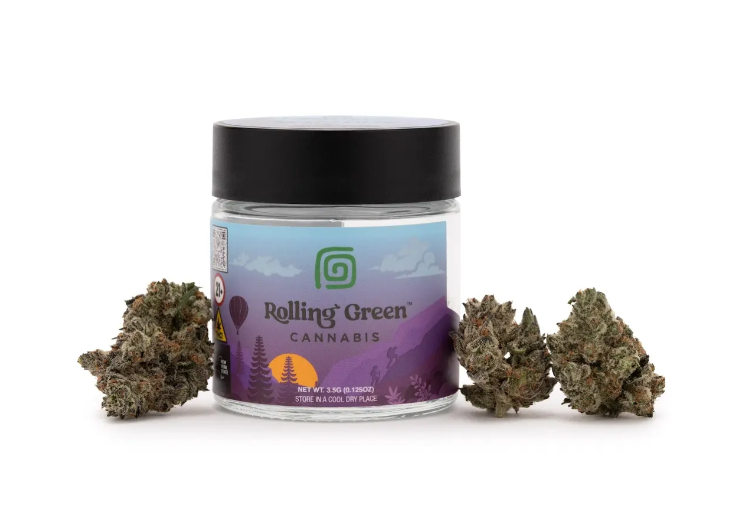 Photograph of product: Rolling Green | Woreoz | 3.5g (Premium Oui'd)